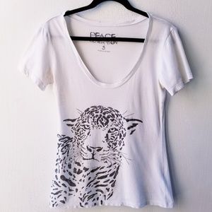Leopard Face Shirt by Peace Generation
